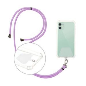 Λουρακι Λαιμου Crossbody Universal Για Κινητα Μωβ