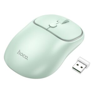 HOCO computer wireless mouse 2,4G & Bluetooth 1600 dpi GM25 light green