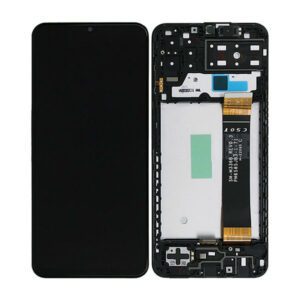 Οθονη Για Samsung A13 4G A135F Με Τζαμι Μαυρο και Frame OEM