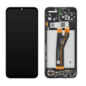 Οθονη Για Samsung A14 5G A146B Με Τζαμι Μαυρο κ Frame OEM