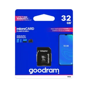 Καρτα Μνημης Goodram microSD 32GB Με Ανταπτορα SD Class 10 UHS