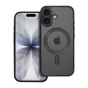 Electro Mag Cover Case Compatible with MagSafe for Iphone 17 black