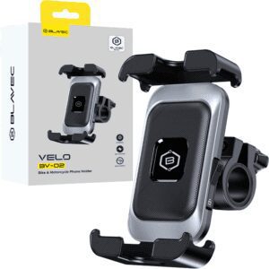 Blavec BV-02 Velo Handlebar Bike Holder (BV02-HSB) Silver-Black