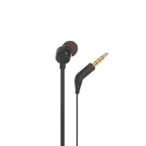 JBL T110E, InEar Universal Headphones 1-button Mic/Remote Μαυρο