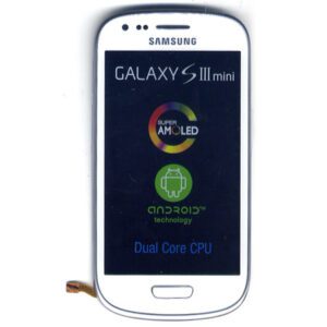 Οθονη Για Samsung i8190 Galaxy S3 mini OR Με Τζαμι Ασπρο κ Frame