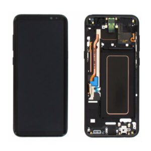 Οθονη Για Samsung G955 Galaxy S8+ Με Τζαμι Μαυρο OR GH97-20470A
