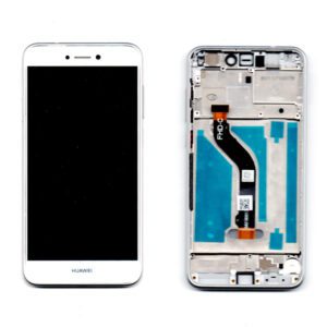 Οθονη Για Huawei P8 / P9 Lite 2017 Με Τζαμι κ Frame Ασπρο