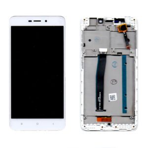 Οθονη Για Xiaomi Redmi 4A Με Τζαμι και Frame Ασπρο Grade A