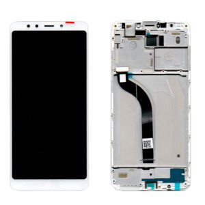 Οθονη Για Xiaomi Redmi 5 Με Τζαμι και Frame Ασπρο Grade A