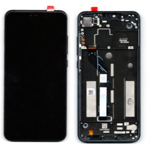 Οθονη Για Xiaomi Mi 8 Lite Με Τζαμι και Frame Μαυρο Grade A