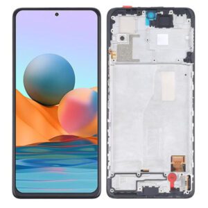 Οθονη Για Xiaomi Redmi Note 10 Pro 4G Oled Με Τζαμι Μαυρο και Frame OEM