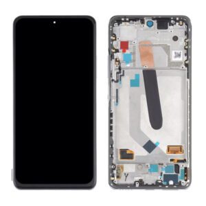 Οθονη Για Xiaomi Poco F3/Xiaomi Mi 11i Με Τζαμι Μαυρο και Frame Grade A Oled