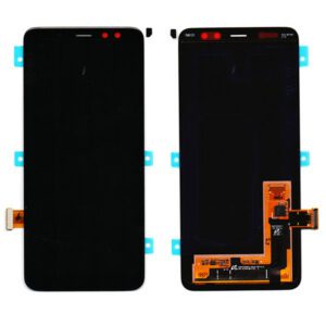 Οθονη Για Samsung A530 / A8 2018 Με Τζαμι Μαυρη OR GH97-21406A