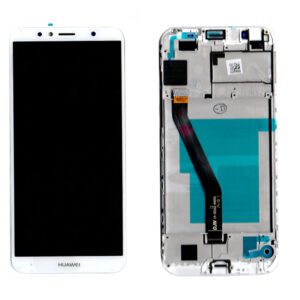 Οθονη Για Huawei Y6 2018 / Y6 2018 Prime Με Τζαμι Ασπρο κ Frame