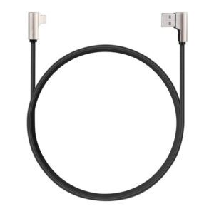 Καλωδιο Φορτισης & Data Aukey 90 Degree MFi Usb A Σε Lightning 1.2m Μαυρο