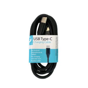 Καλωδιο Φορτισης & Data GNG Premium Usb A Σε Usb C Μαυρο 1m
