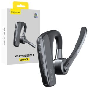 Ακουστικο Bluetooth Headset Blavec Voyager 1 Multipoint Με Θηκη Μεταφορας Μαυρο