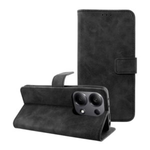 Θηκη Book Tender Για Xiaomi Redmi Note 13 Pro 4G/Poco M6 Pro 4G Μαυρη