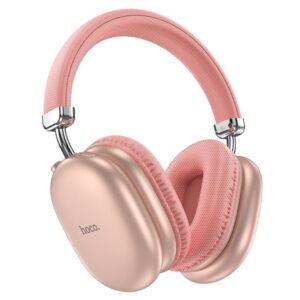 HOCO wireless bluetooth headphones W35 Max Θυρα Aux & Υποδ Micro SD Ροζ