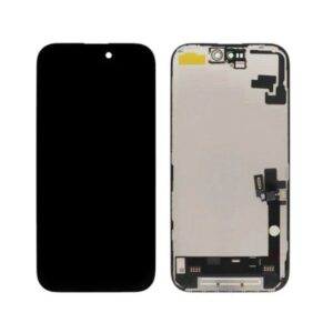 Οθονη Για Apple iPhone 16 Με Τζαμι Μαυρο Diagnosable Soft Oled