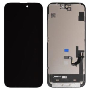 Οθονη Για Apple iPhone 15 Plus Με Τζαμι Μαυρο Diagnosable Soft Oled