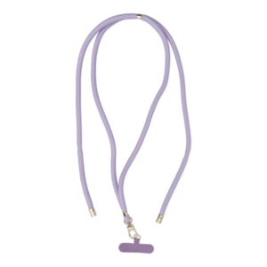 Κορδονι Λαιμου SWING 8mm Με Ρυθμιζομενο Μηκος (Μέγιστο 82,5cm) Universal Για Κινητα Μωβ