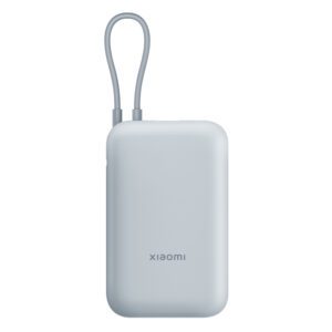 Power Bank Xiaomi 10000mAh 22.5W Με Eνσωματωμένο Kαλωδιο Usb C Γαλαζιο