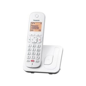 Ασύρματο Τηλέφωνο Panasonic KX-TGC210 Με Ανοιχτή Συνομιλία Λευκό