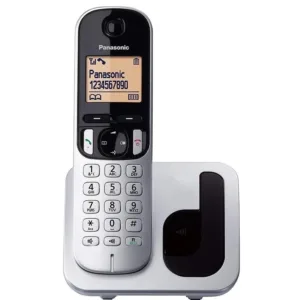 Ασύρματο Τηλέφωνο Panasonic KX-TGC210 Με Ανοιχτή Συνομιλία Ασημί
