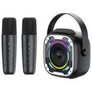 Ηχειο Bluetooth Blavec WS-08 Karaoke Idol Με 2 Μικροφωνα Μαυρο (Bluetooth, Usb, TF card, AUX)