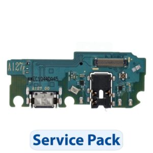 Καλωδιο Πλακε Για Samsung A12 Nacho A127F Με Υποδοχη Φορτισης ServicePack GH96-14636A
