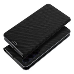 Θηκη Book Luna Carbon Για Samsung Galaxy A22 5G Μαυρη