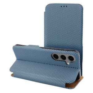 Θηκη Book FOLIO Side Magnet Για Samsung Galaxy S25 Plus Μπλε