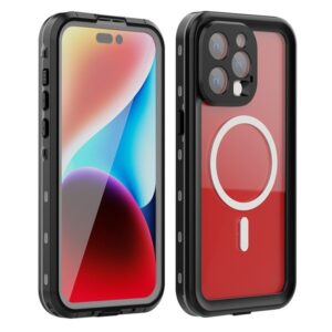 Θηκη Αδιαβροχη & Αντικραδασμικη Shellbox Με MagSafe Για Apple iPhone 15 Pro Max Μαυρη