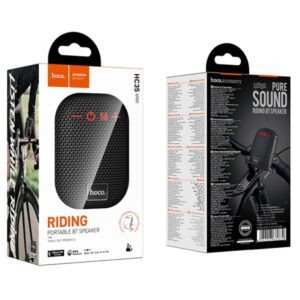Ηχειο Bluetooth Hoco HC35 5W 500 mAh Με Βαση Στηριξης Τιμονιου Μαυρο (Bluetooth, FM, TF card)