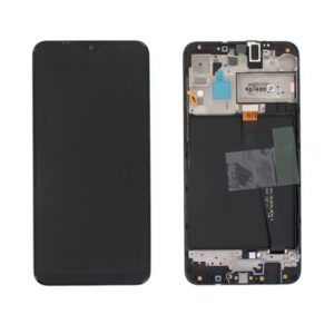 Οθονη Για Samsung A10 (2019) A105F Με Τζαμι Μαυρο κ Frame OEM