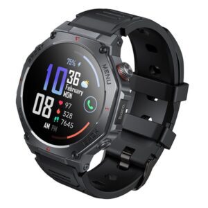 Smartwatch Hoco Y37 1,43" AMOLED GPS με Λειτουργια Κλησεων Μαυρο